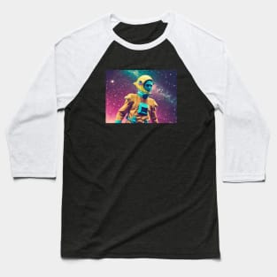 Retro Spaceman Baseball T-Shirt